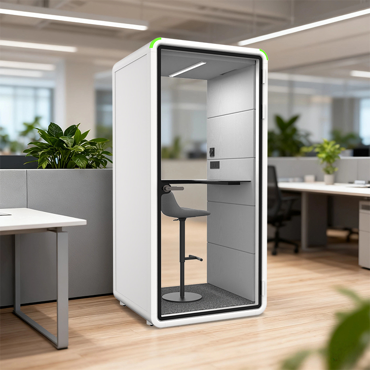 STC30dB Sound Insulation Soundproof Booth with 4000K Natural Light and 100-240V Power Supply Private Meeting Pod