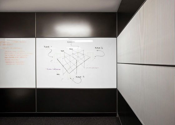 3mm Spessore Cornice di alluminio solido muro divisorio per ufficio in tutto acciaio per locali commerciali Dimensioni personalizzate Protezione antincendio