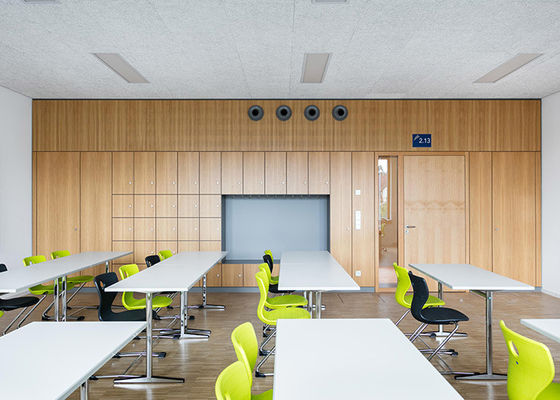 Parete divisoria massiccia smontabile eco-compatibile, in acciaio