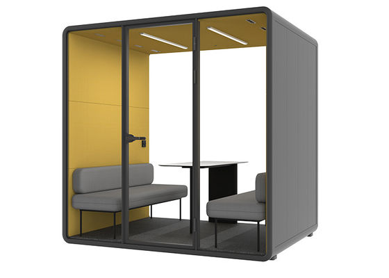 Garantisce la riservatezza durante le riunioni Cabine tranquille Grande dimensione con divani ventilazione superiore
