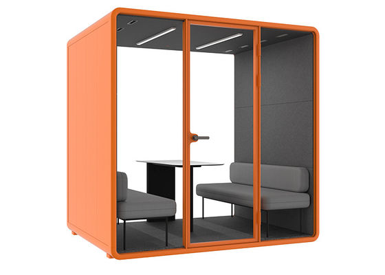Supporto per le cabine di ufficio insonorizzate installare un sistema di controllo accesso per mostrare il prodotto in fiera e parlare in cabina silenziosa