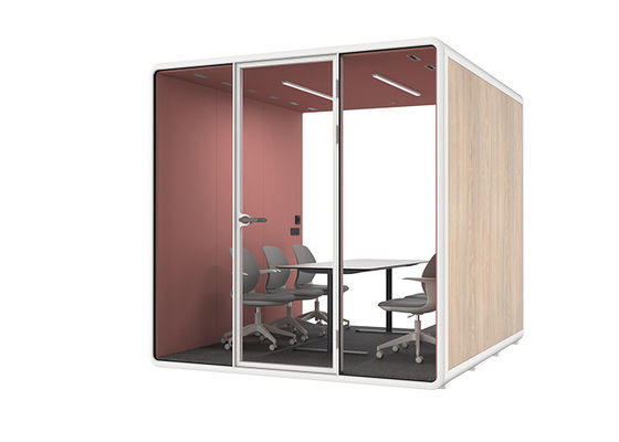 Ingrosso Personalizzabile Grande insonorizzante Modulare Indoor Outdoor Multi-persona Office Meeting Pod Booth Acoustico Office Pods