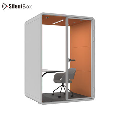 Moderna cabina silenziosa in telaio in acciaio con design modulare e garanzia di 2 anni per riunioni private